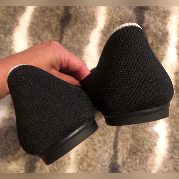 Rothy’s Size 8 The Flat Rounded Toe Soft Flexible in Black Solid - Picture 4 of 9